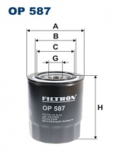 Olejový filtr Filtron OP587