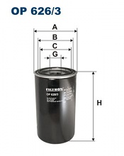 Olejový filtr Filtron OP626/3
