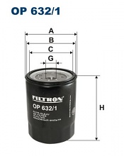 Olejový filtr Filtron OP632/1