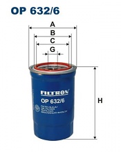 Olejový filtr Filtron OP632/6