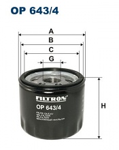 Olejový filtr Filtron OP643/4