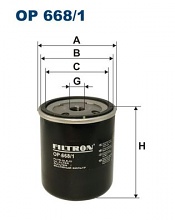 Olejový filtr Filtron OP668/1