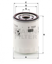 Olejový filtr Mann W 7034