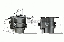 Palivový filtr Bosch 0 450 906 460