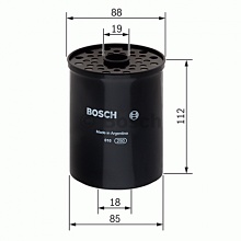Palivový filtr Bosch 1 457 434 200