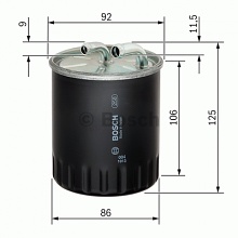 Palivový filtr Bosch 1 457 434 437