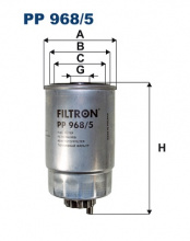 Palivový filtr Filtron PP 968/5