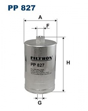 Palivový filtr Filtron PP827