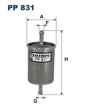 Palivový filtr Filtron PP831