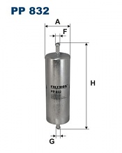 Palivový filtr Filtron PP832
