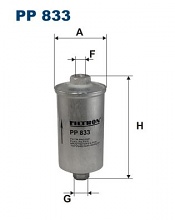 Palivový filtr Filtron PP833