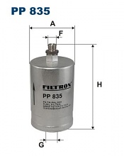 Palivový filtr Filtron PP835