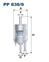 Palivový filtr Filtron PP836/9