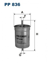 Palivový filtr Filtron PP836