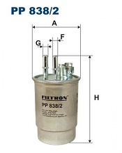 Palivový filtr Filtron PP838/2