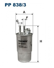 Palivový filtr Filtron PP838/3