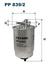 Palivový filtr Filtron PP839/2