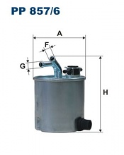 Palivový filtr Filtron PP857/6