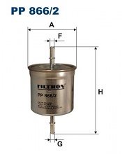 Palivový filtr Filtron PP866/2
