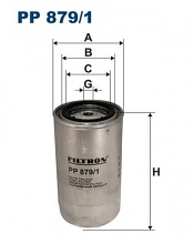 Palivový filtr Filtron PP879/1