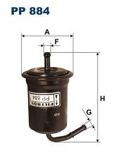 Palivový filtr Filtron PP884