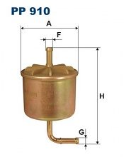 Palivový filtr Filtron PP910