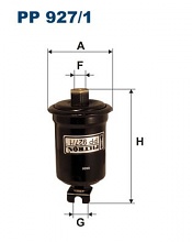 Palivový filtr Filtron PP927/1
