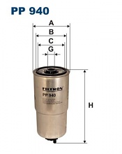 Palivový filtr Filtron PP940