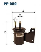 Palivový filtr Filtron PP959