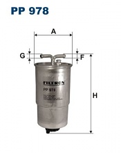 Palivový filtr Filtron PP978