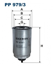 Palivový filtr Filtron PP979/3