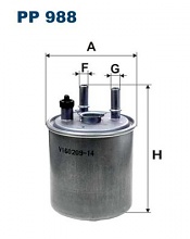 Palivový filtr Filtron PP988