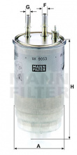 Palivový filtr Mann WK 9053 z