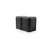 Plastový kompostér 800l, 2 moduly - černý MODULE COMPOGREEN