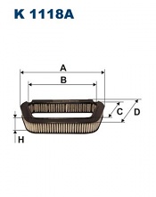 Pylový filtr Filtron K1118A