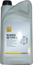 RADIATOR FLUID GLACEOL RX TYPE D 2L RENAULT ORIGINAL