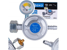 Regulátor tlaku plynu 37 mbar, 1,5 kg/h s manometrem - GEKO