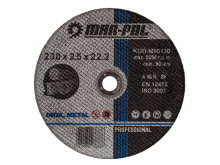Řezný kotouč 230×2,5×22,2 mm, na kov - MAR-POL
