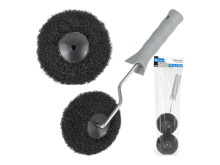 Rohový váleček na stěrky a tmely s rukojetí 10 cm + náhradní váleček - GEKO