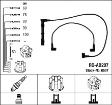 Sada kabelů pro zapalování NGK RC-AD207