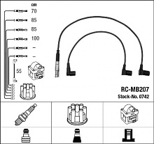 Sada kabelů pro zapalování NGK RC-MB207