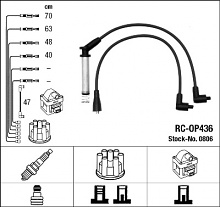 Sada kabelů pro zapalování NGK RC-OP436