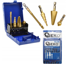 Sada univerzálních fréz s uchycením hex 4 ks GEKO