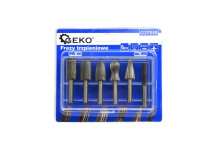 Stopkové frézy, sada 6ks 6-12,7mm GEKO