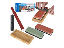 Vodní brusné kameny s příslušenstvím, sada 8 ks - GEKO