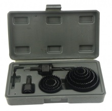 Vrtáky vykružovací korunkové, sada 11ks, max. hloubka vrtu 25mm, 19-64mm, GEKO