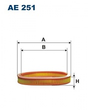 Vzduchový filtr Filtron AE251