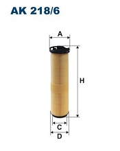 Vzduchový filtr Filtron AK218/6