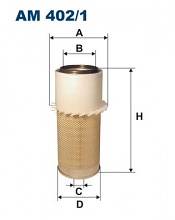 Vzduchový filtr Filtron AM402/1