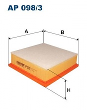 Vzduchový filtr Filtron AP098/3